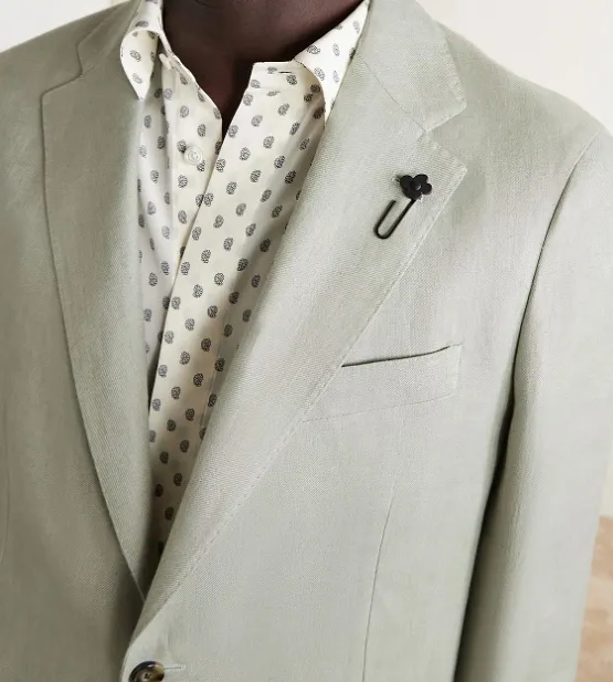 Long-Sleeved Suit Jacket