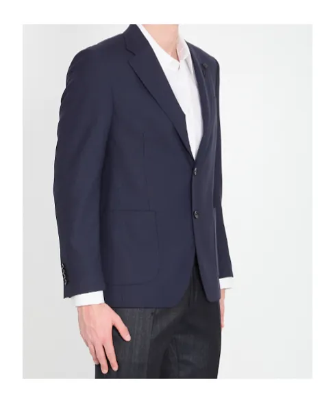 Lardini Two-Button Notch-Lapel Blazer