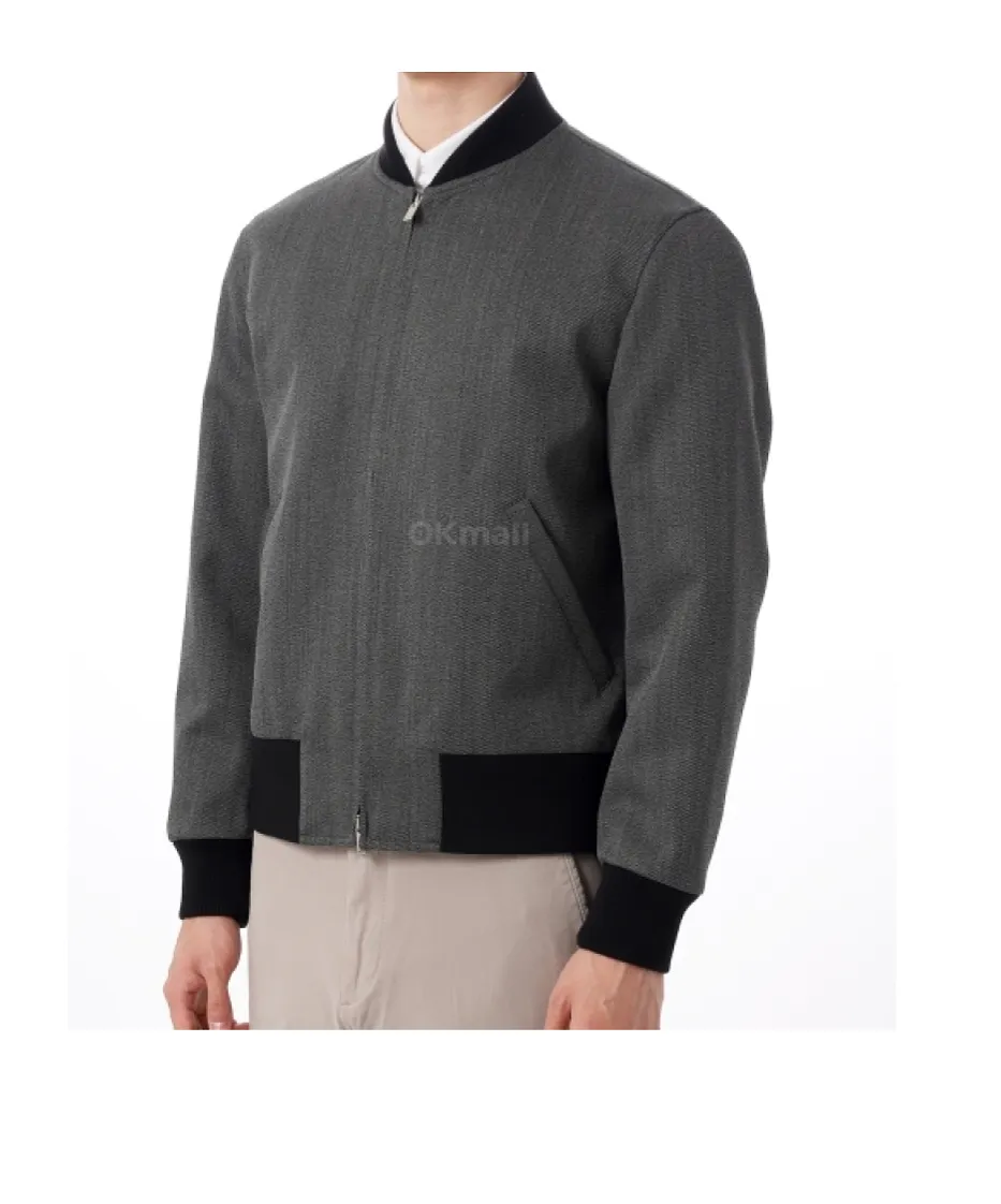 Zip-Front Bomber Jacket