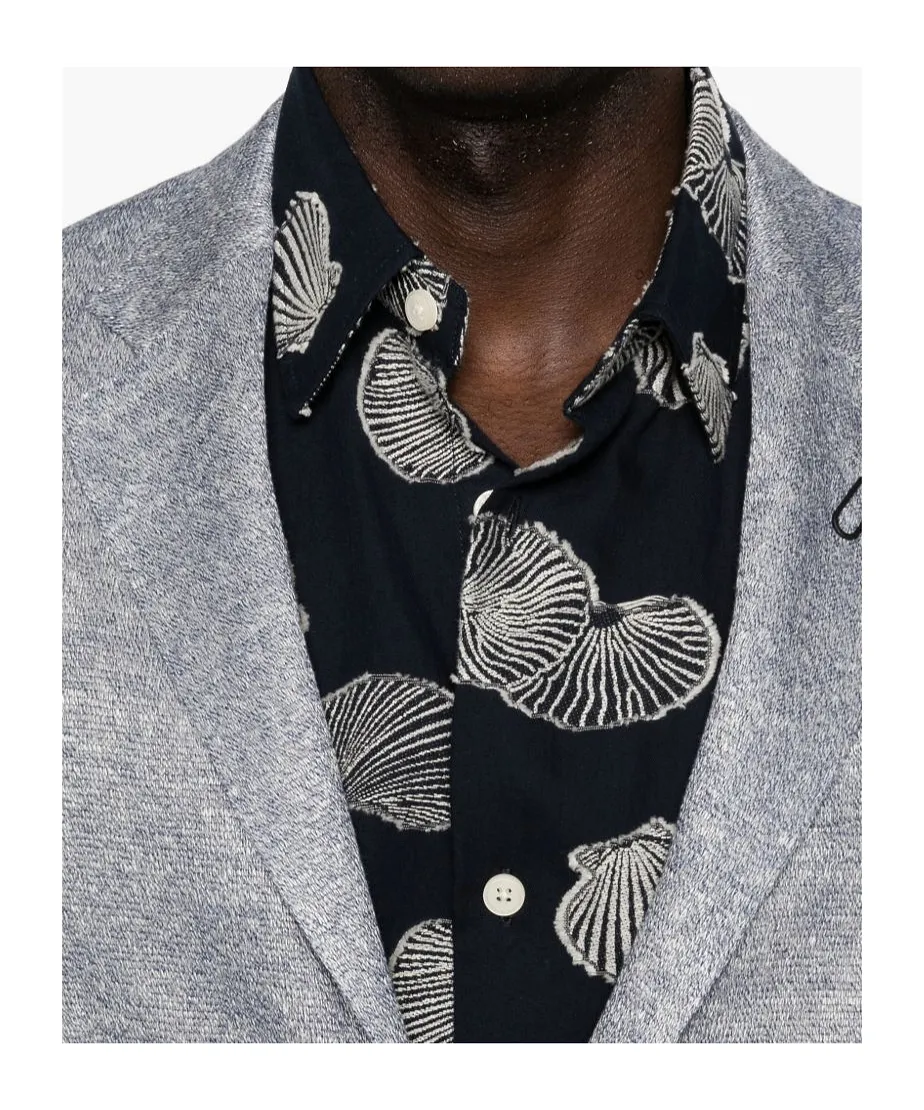 Single-Breasted Buttoned Blazer
