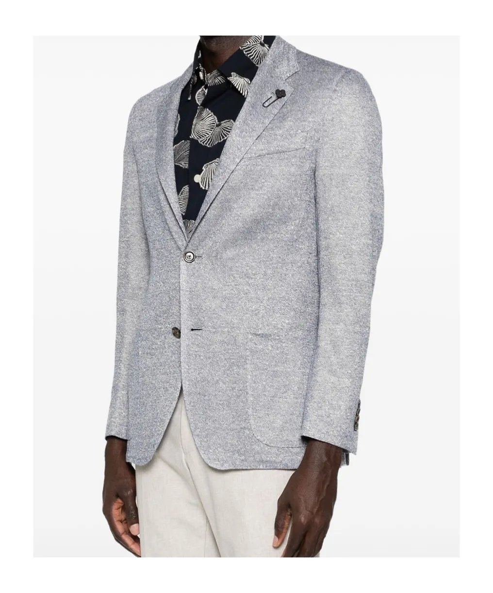 Single-Breasted Buttoned Blazer