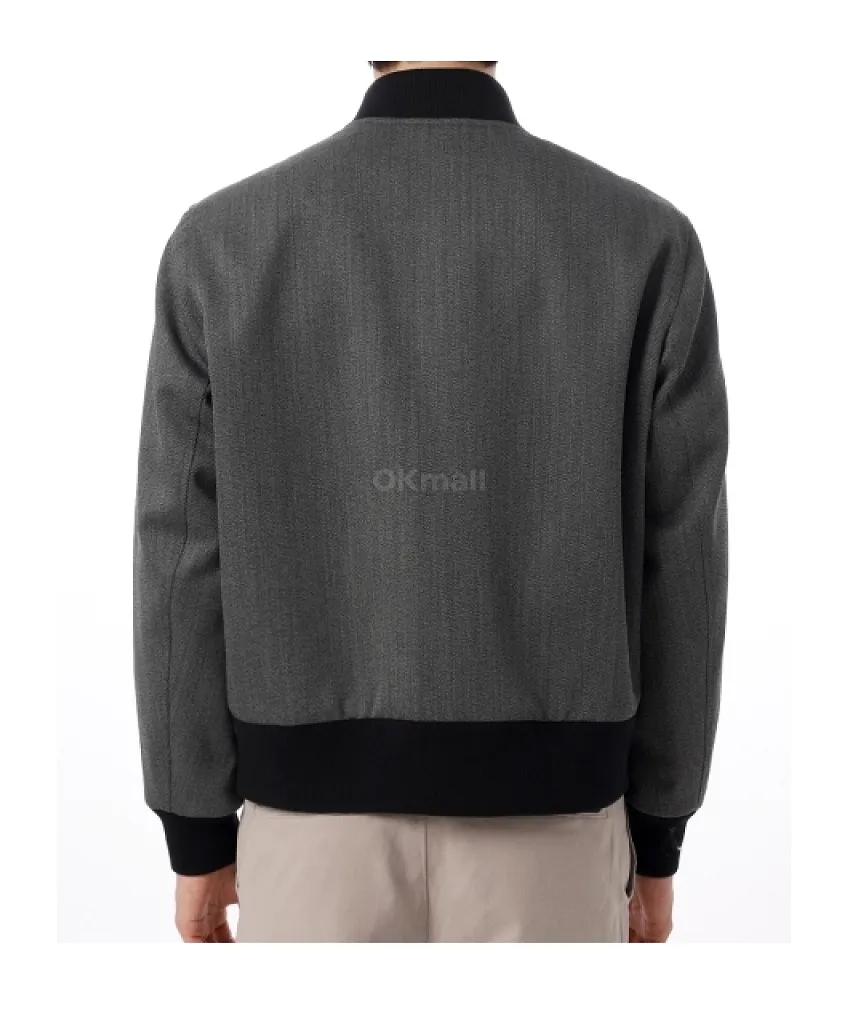 Zip-Front Bomber Jacket