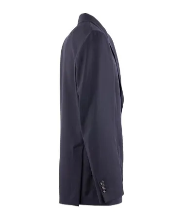 Single-Breasted Wool Jacket