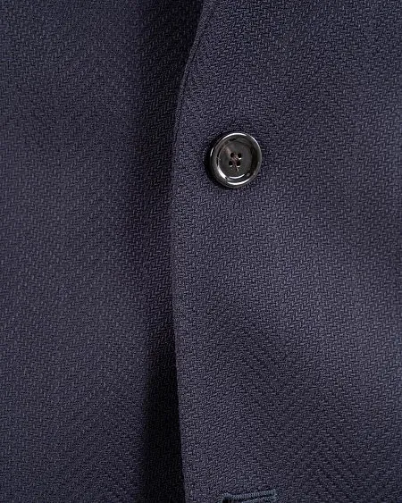 Single-Breasted Wool Jacket