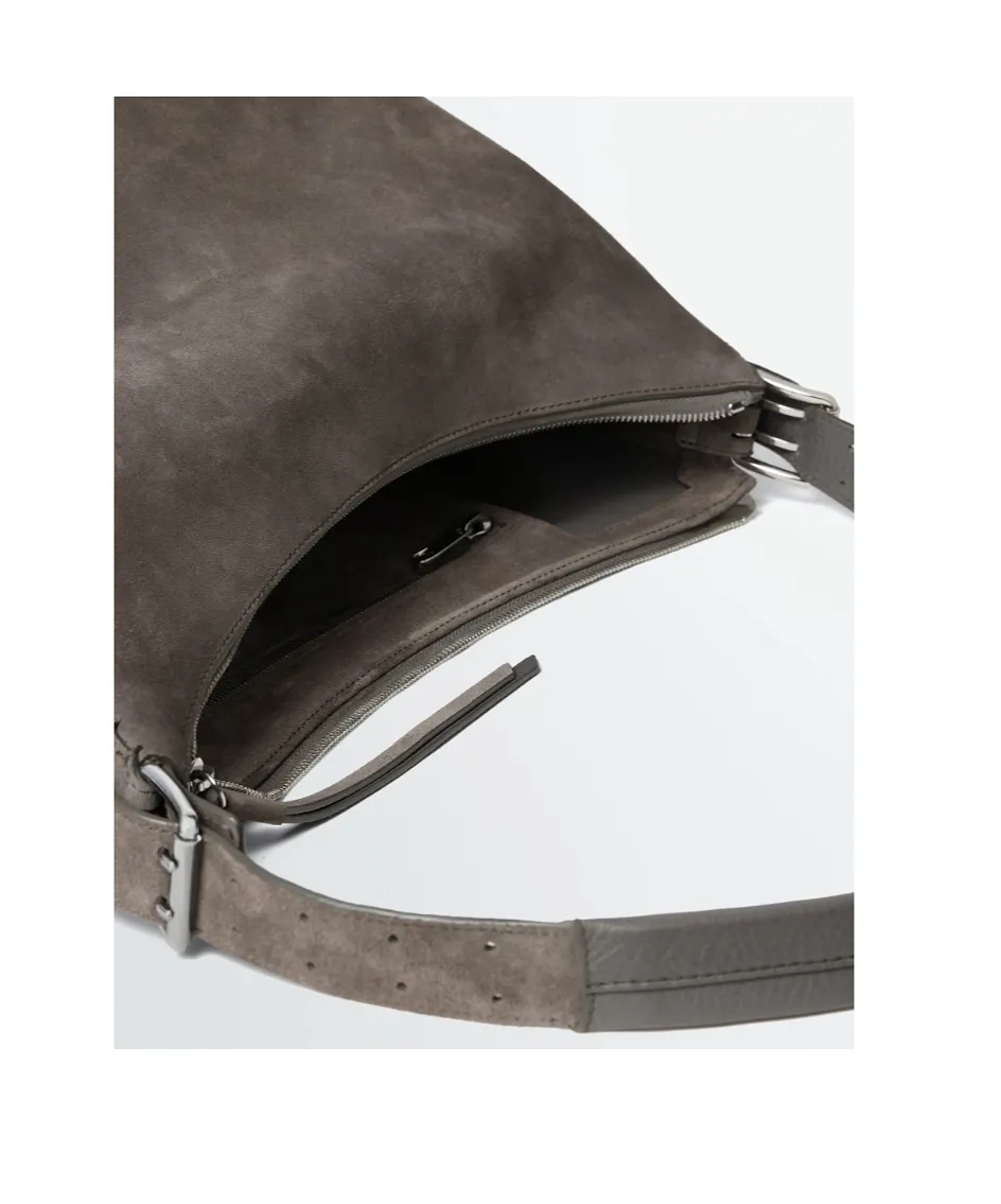 Lemaire Belted Zipped Hobo Bag