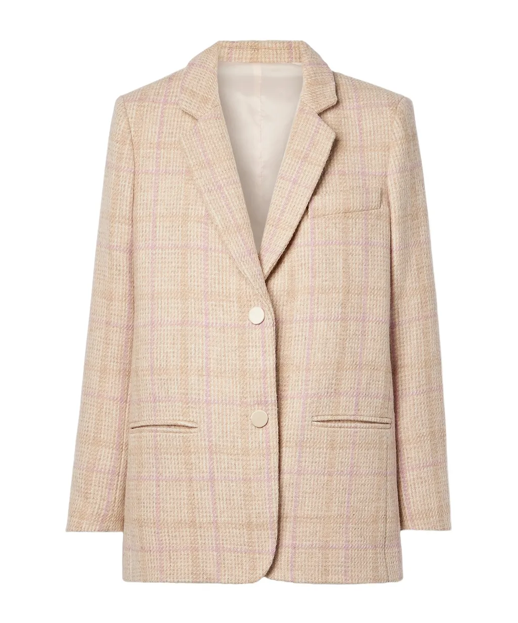 Denzel Checked Houndstooth Blazer
