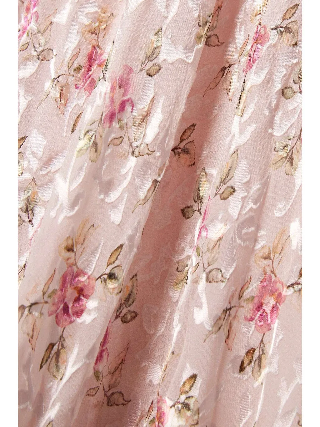 Sumi Floral-Print Fil Coupé Chiffon Maxi Skirt