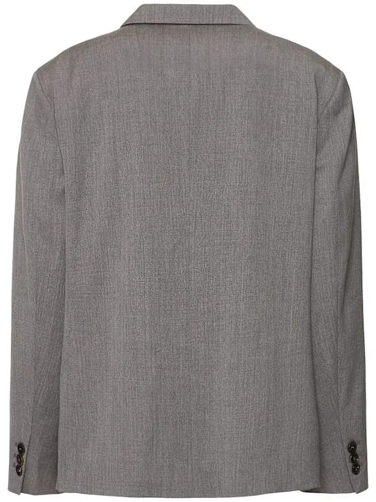 Classic Wool Blend Blazer