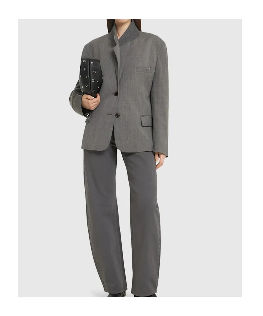 Classic Wool Blend Blazer