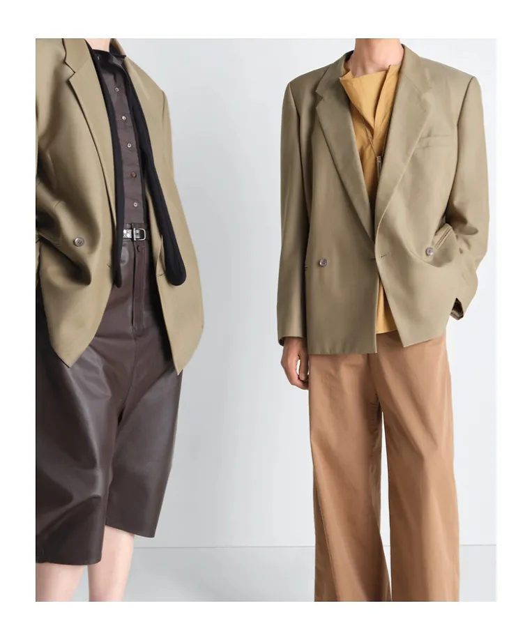 Lemaire Oversized Double-Breasted Blazer