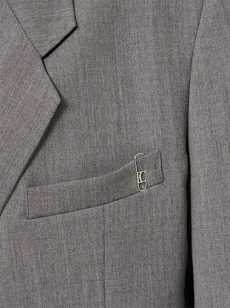 Classic Wool Blend Blazer