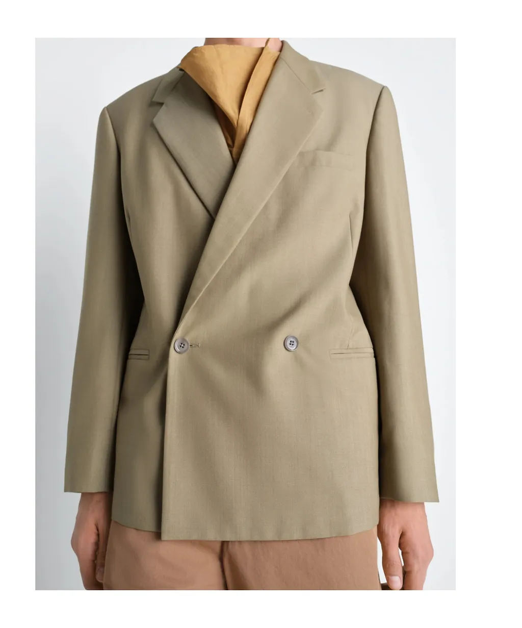 Lemaire Oversized Double-Breasted Blazer