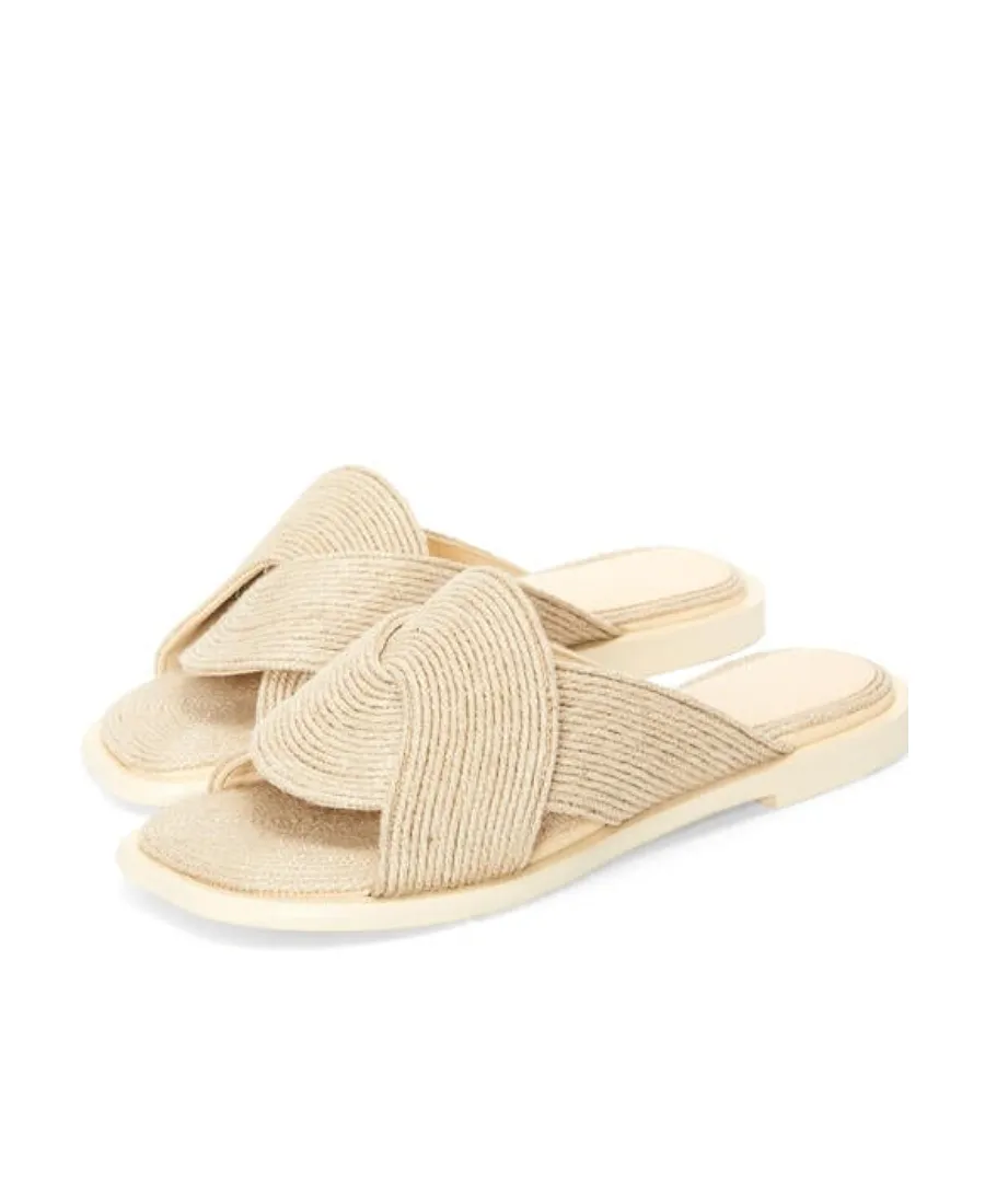 Loewe X Paulas Ibiza Raffia Flat Sandals