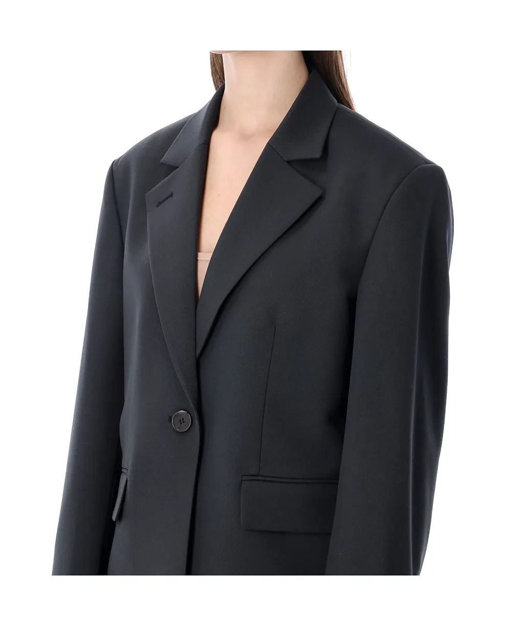 Low Classic Single-Breasted Tailored Blazer