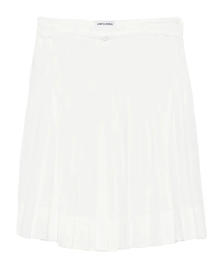 Pleated Midi Skirt