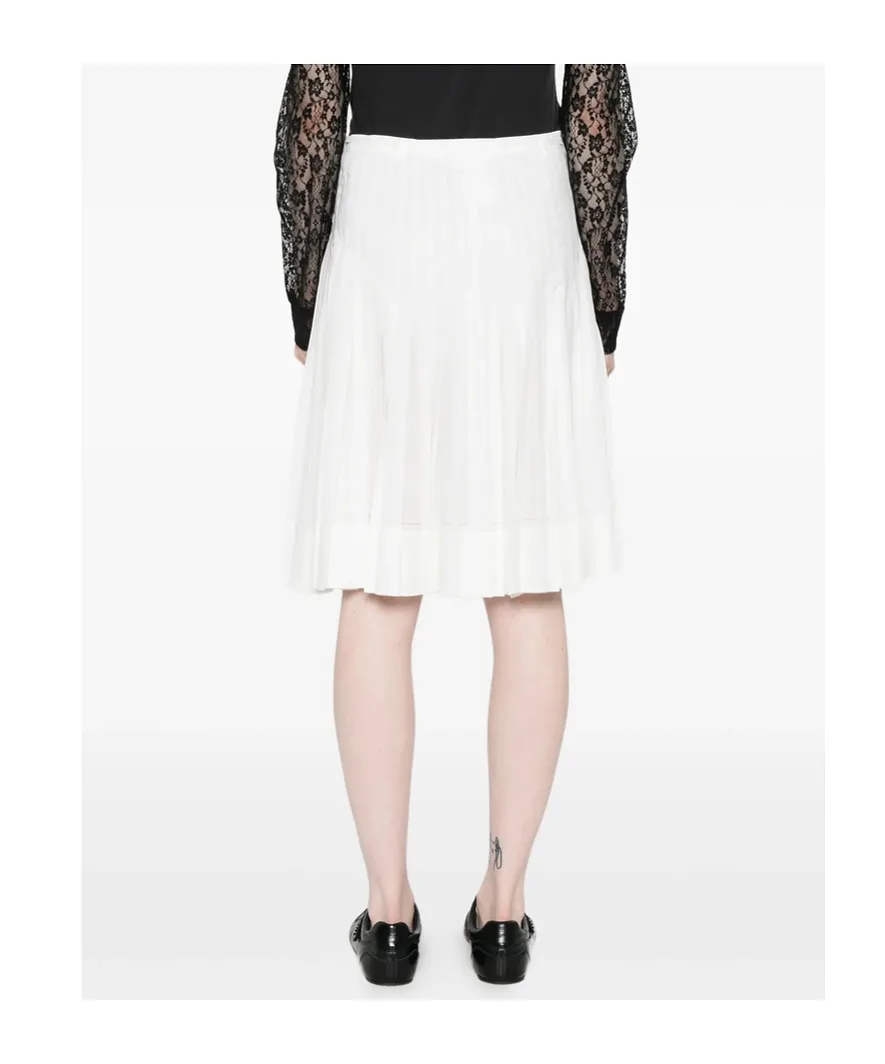 Pleated Midi Skirt