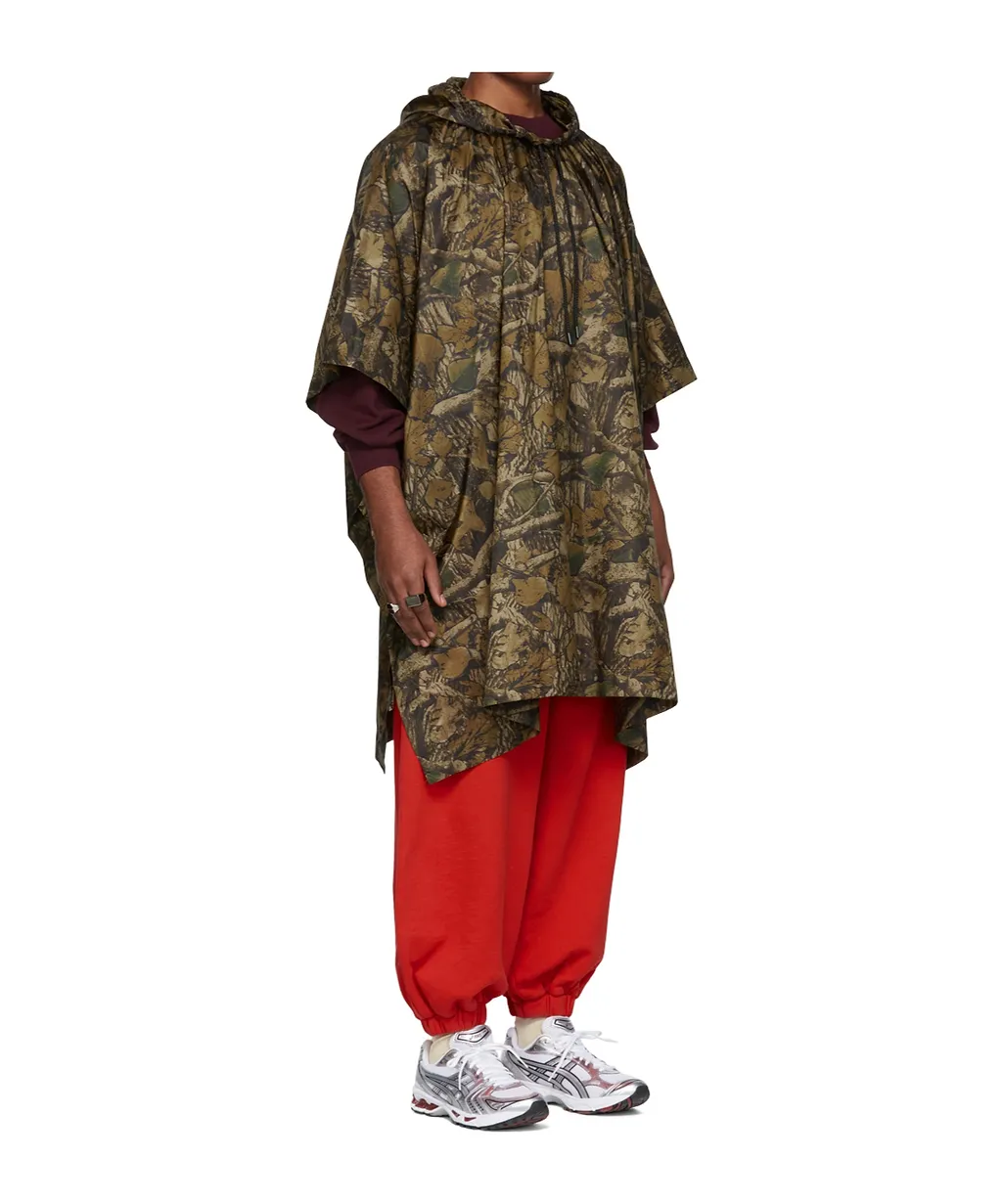 Camouflage Hooded Cape