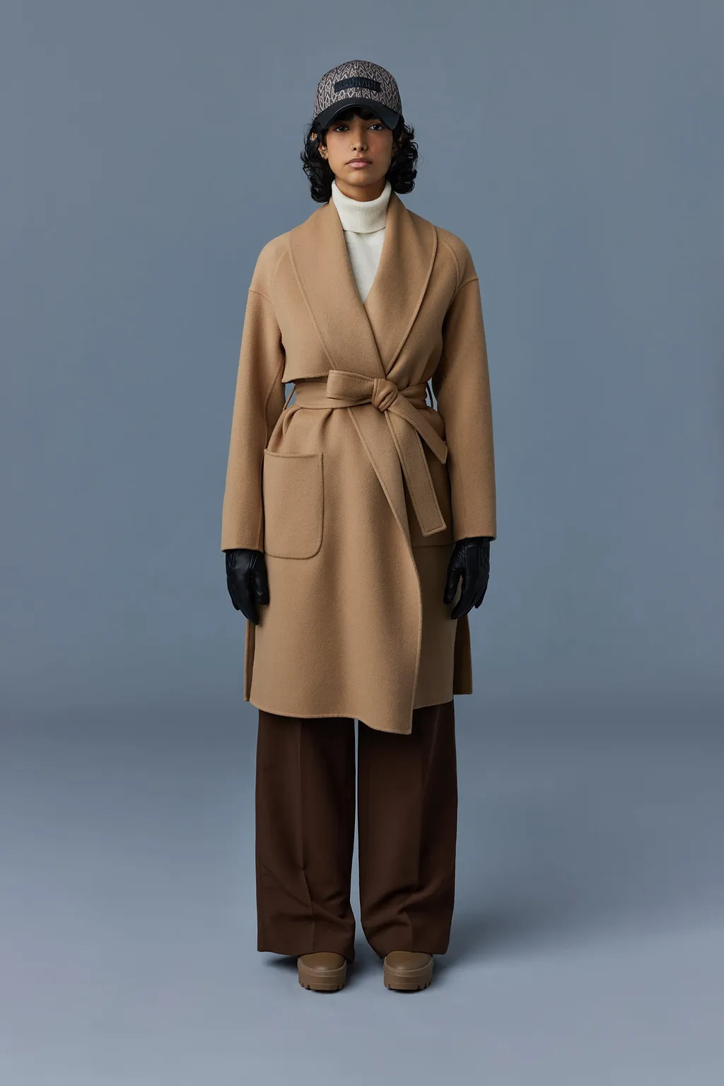 Belted Wrap Coat