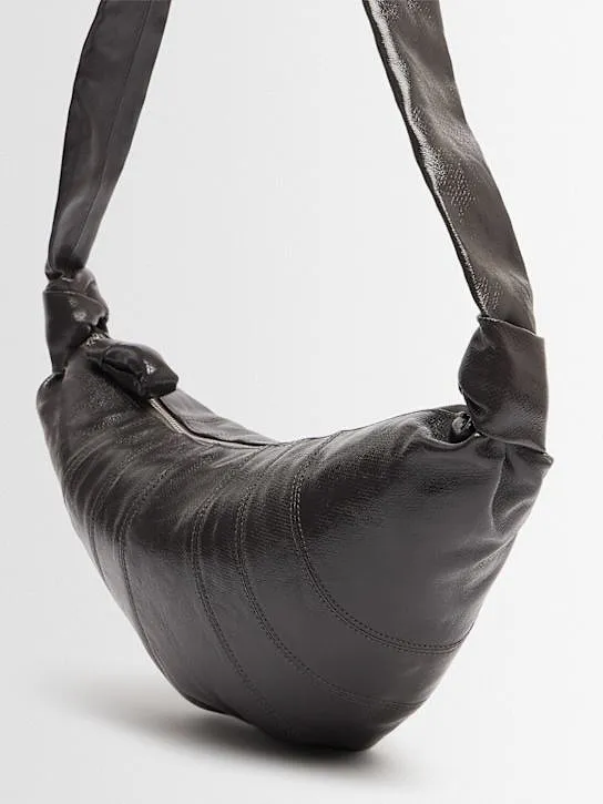 Medium Croissant Coated Cotton Bag