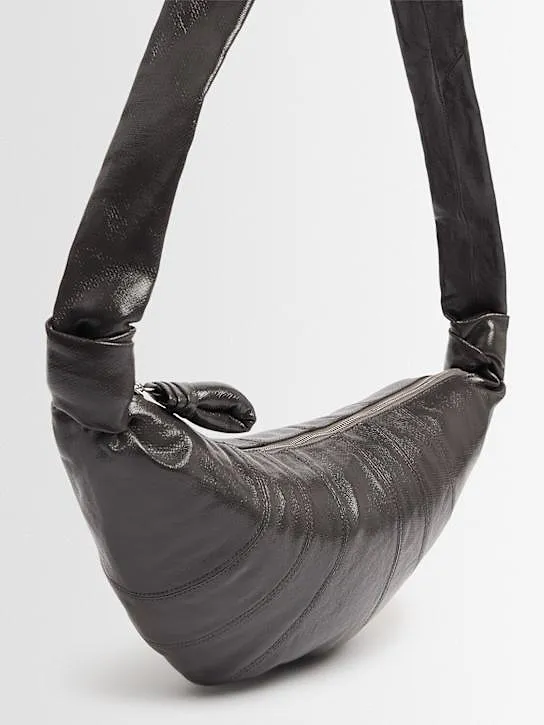 Medium Croissant Coated Cotton Bag