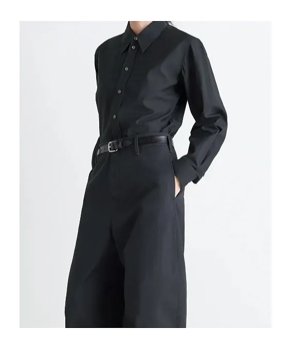 Lemaire Pointed Collar Poplin Shirt