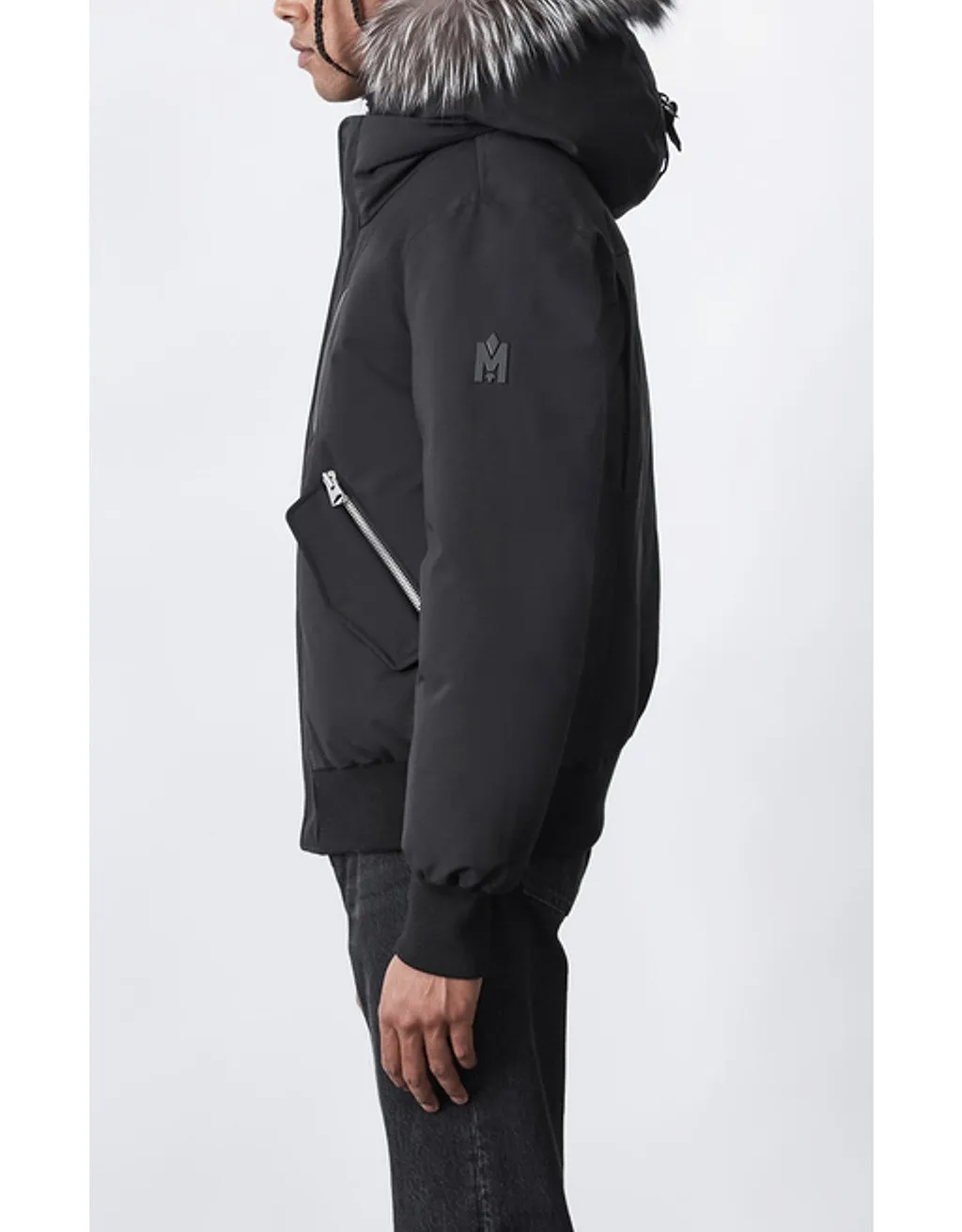 Logo Long-Sleeved Down Jacket
