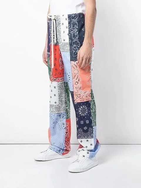 Patch Design Sweatpants