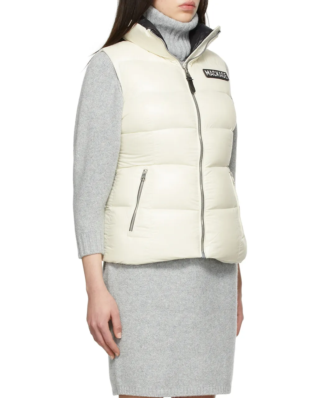 Logo Quilted Down Vest