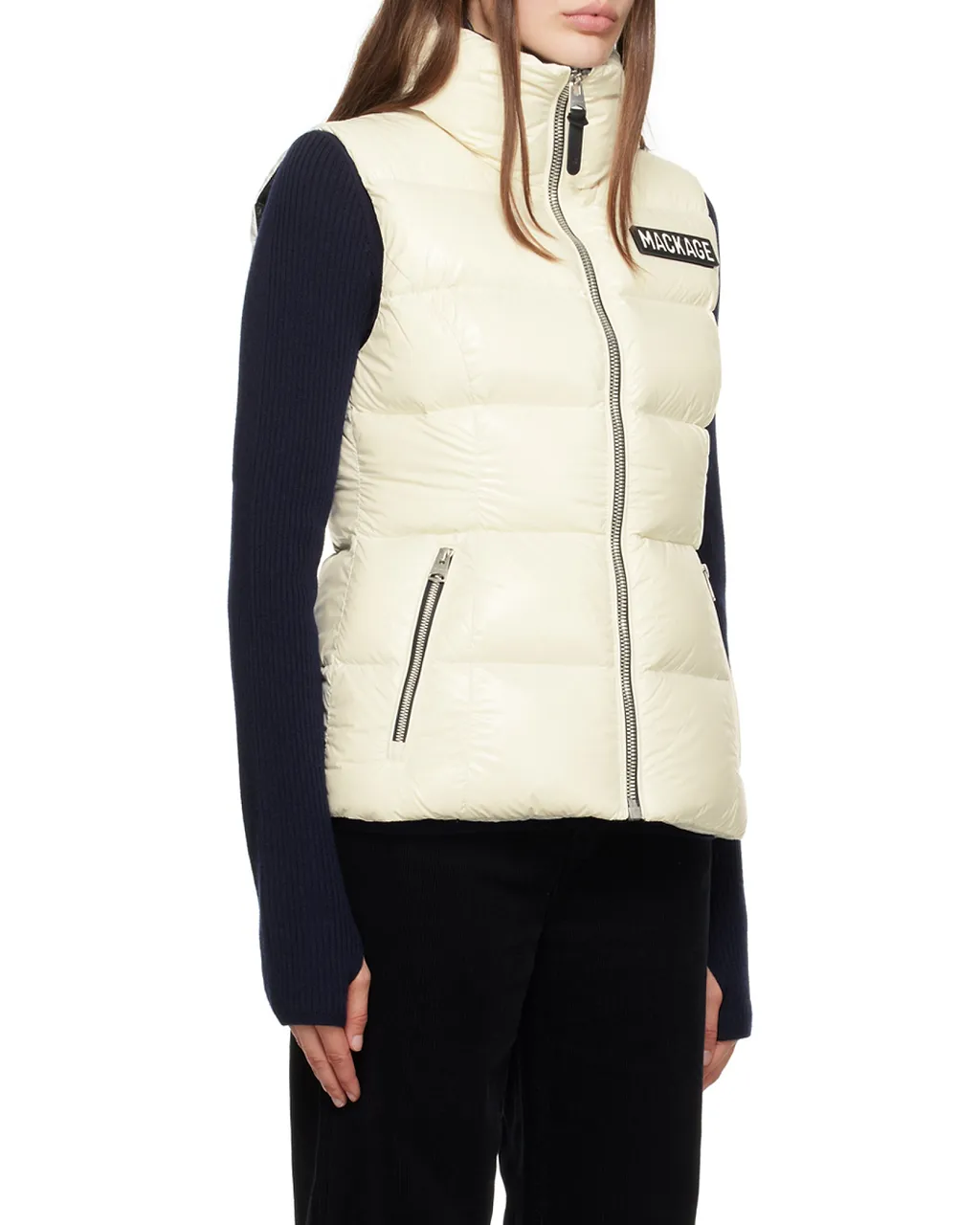 Logo Quilted Down Vest