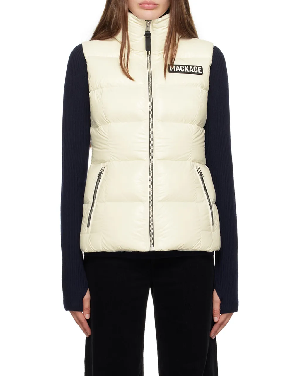 Logo Quilted Down Vest