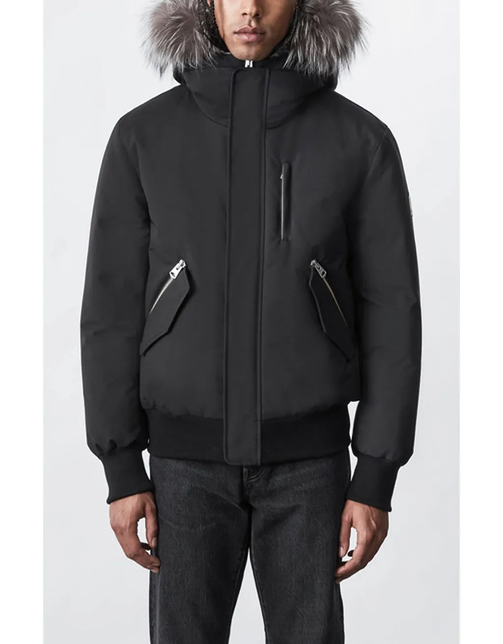 Logo Long-Sleeved Down Jacket