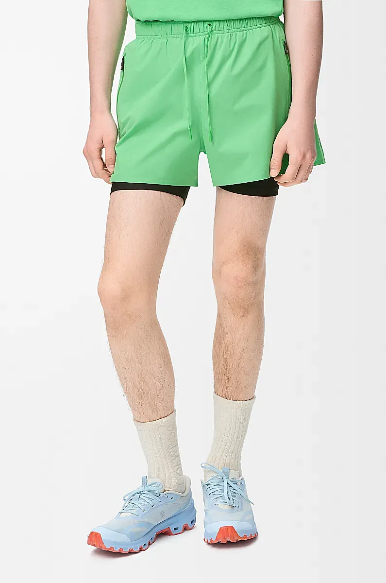 Performance Shorts In Technical Shell