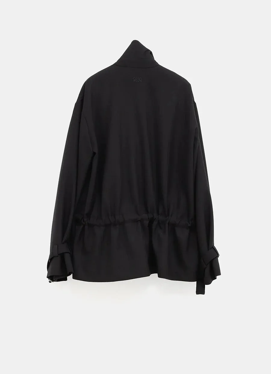 Pocket Drawstring Jacket