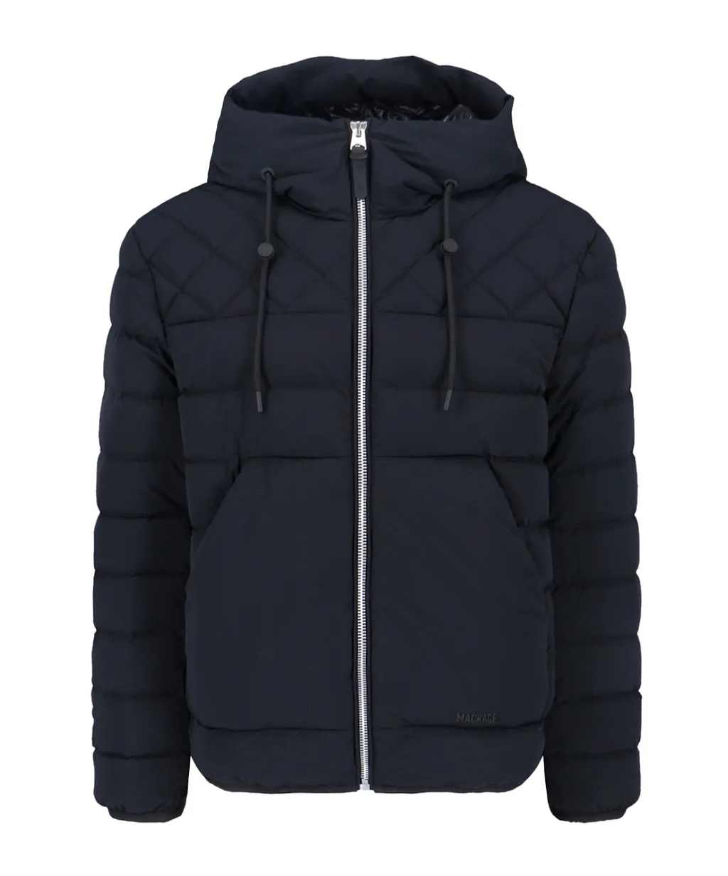 Mackage Zip-Up Drawstring Down Jacket