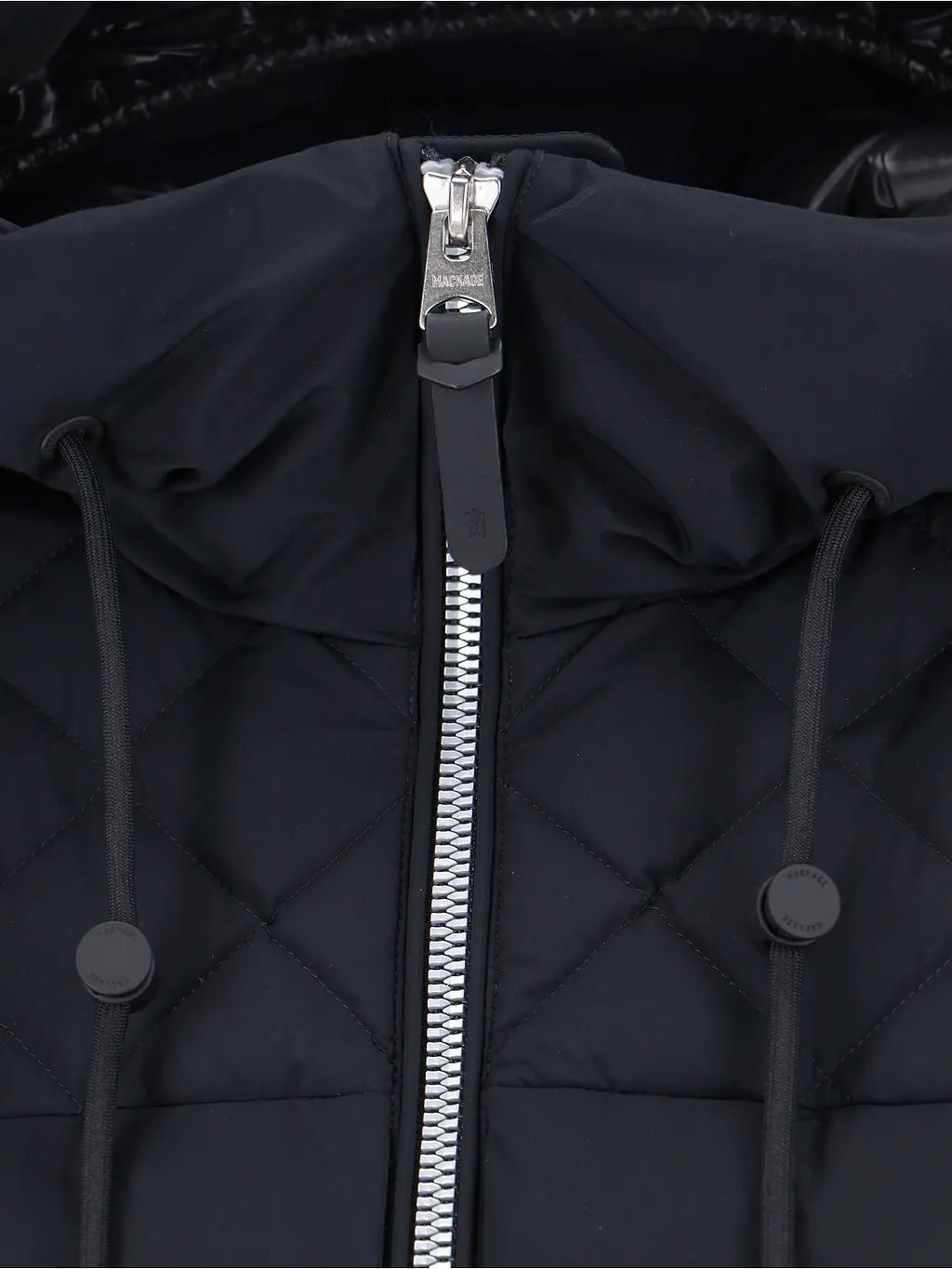 Mackage Zip-Up Drawstring Down Jacket