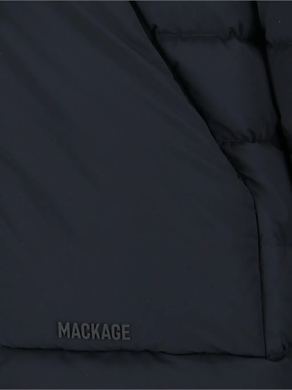 Mackage Zip-Up Drawstring Down Jacket
