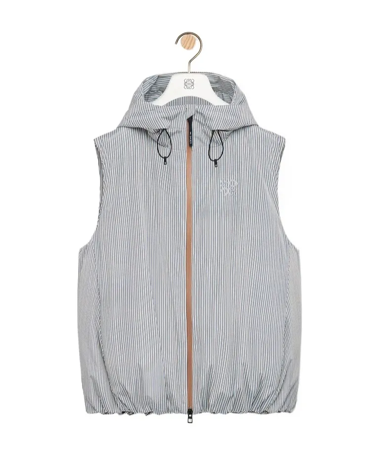 Puffer Vest In Technical Shell