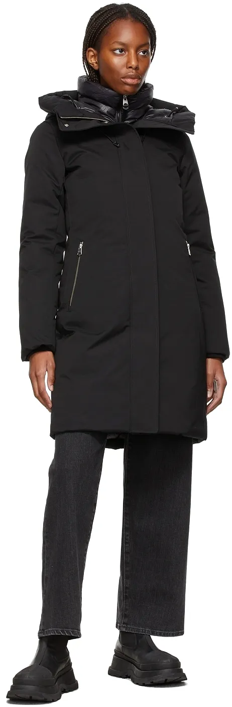 Padded Down Hooded Coat