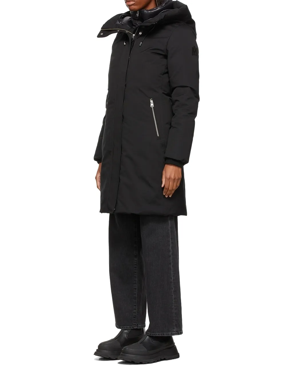 Padded Down Hooded Coat
