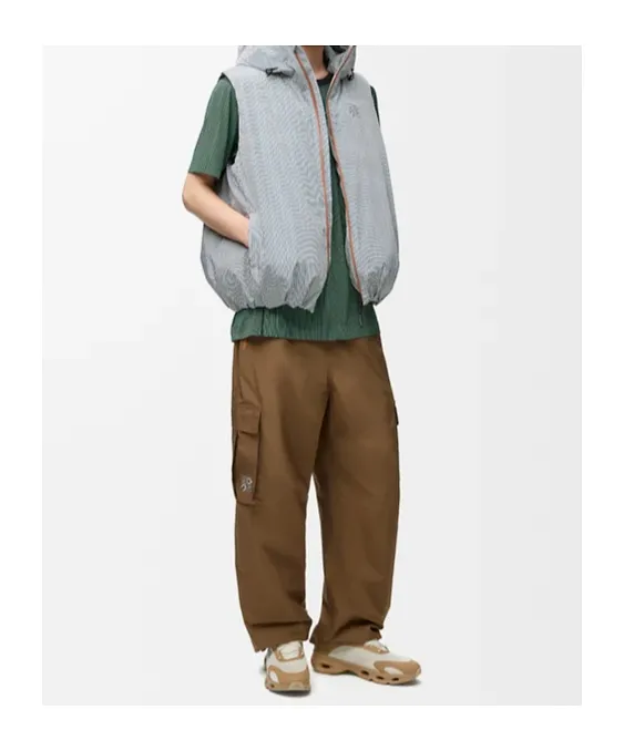 Puffer Vest In Technical Shell