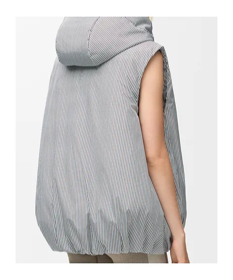Puffer Vest In Technical Shell