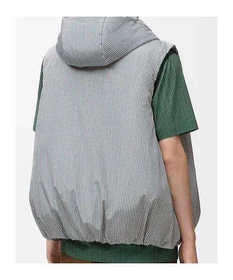 Puffer Vest In Technical Shell