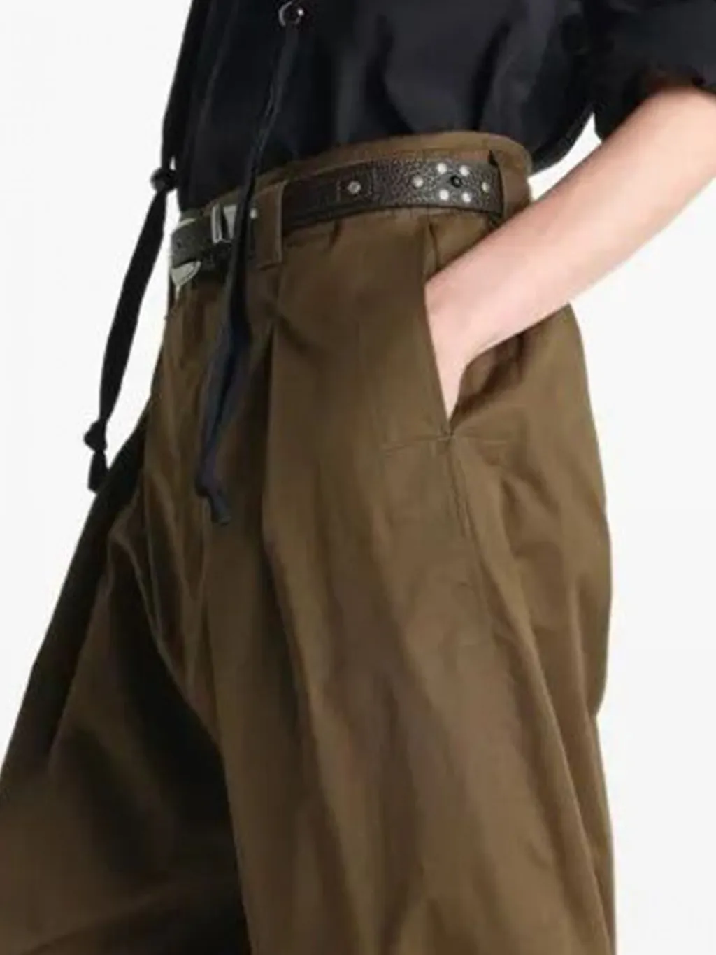 Lemaire Pleat Detailed Balloon Bermuda Shorts