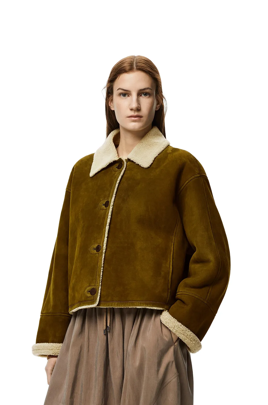 Short Jacket In Shearling