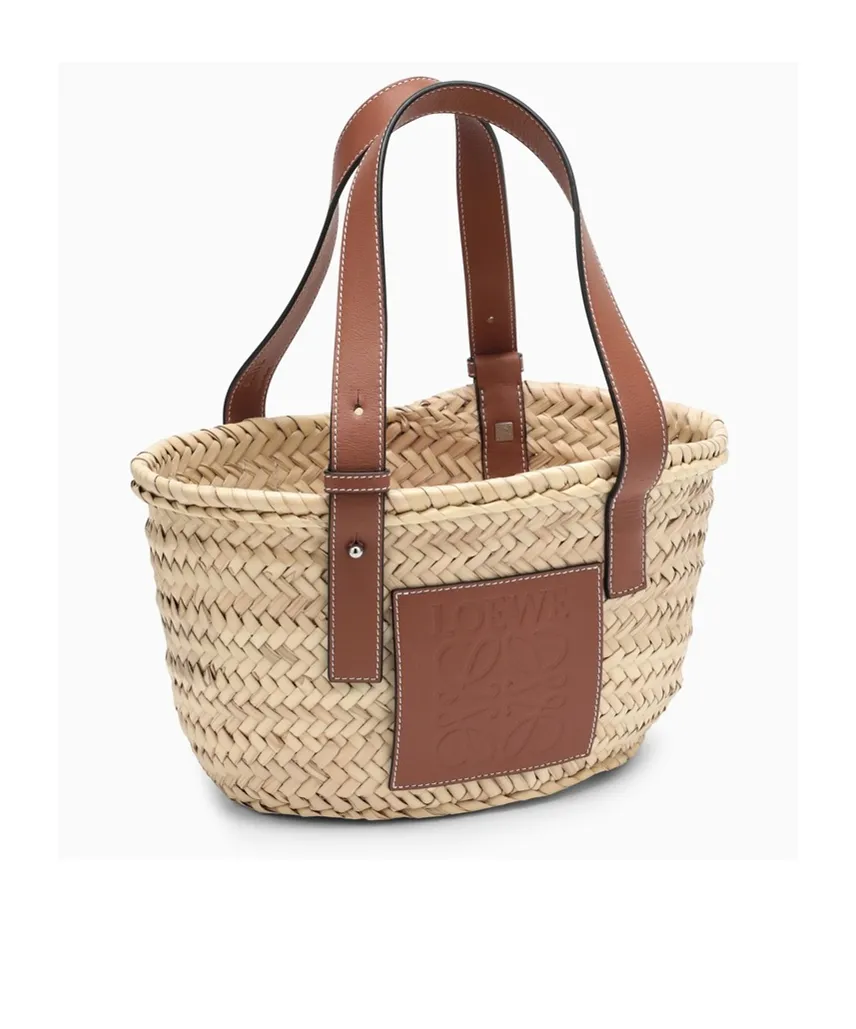 Small Basket Tote Bag