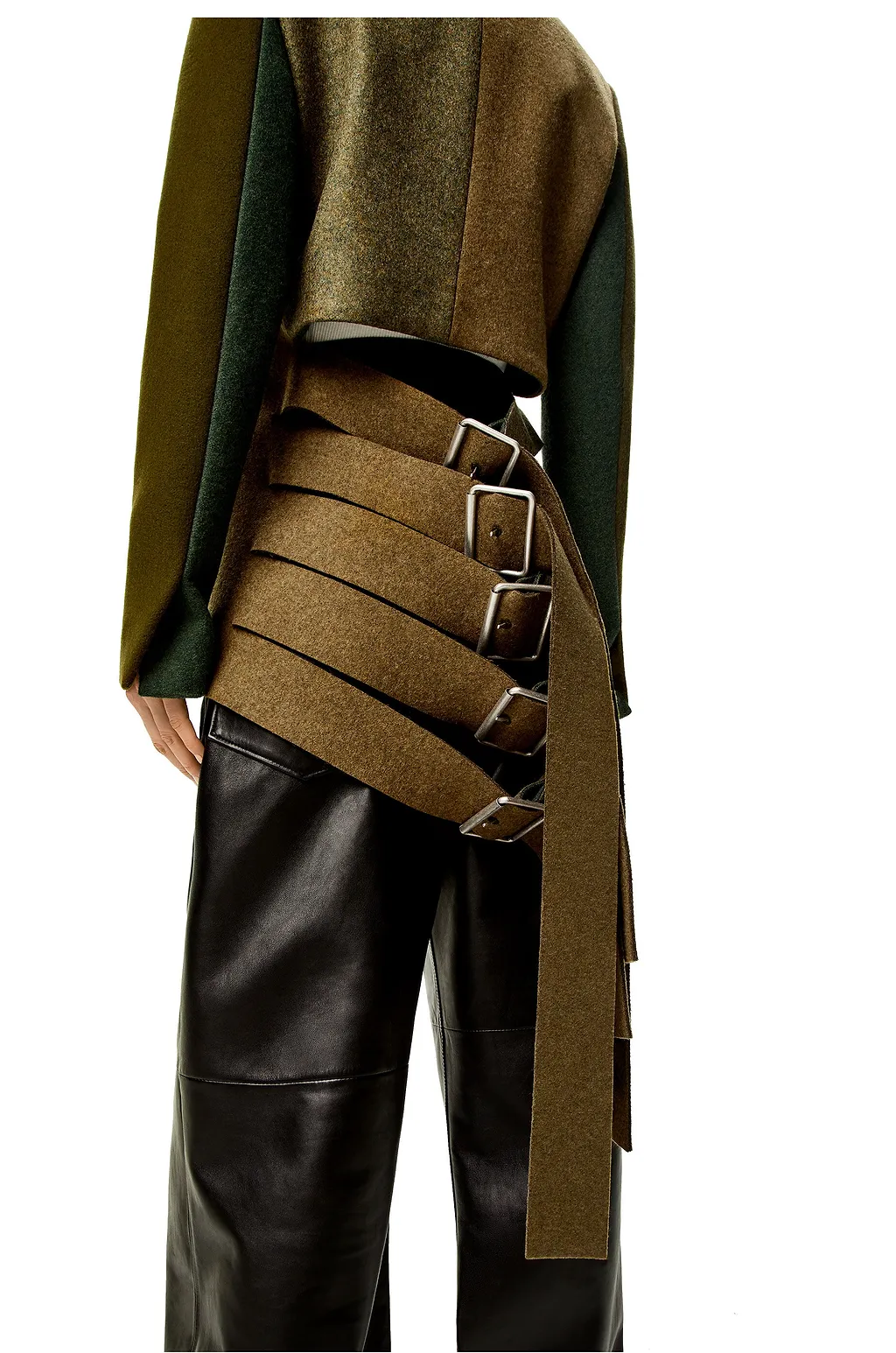Slashed Jacket In Wool
