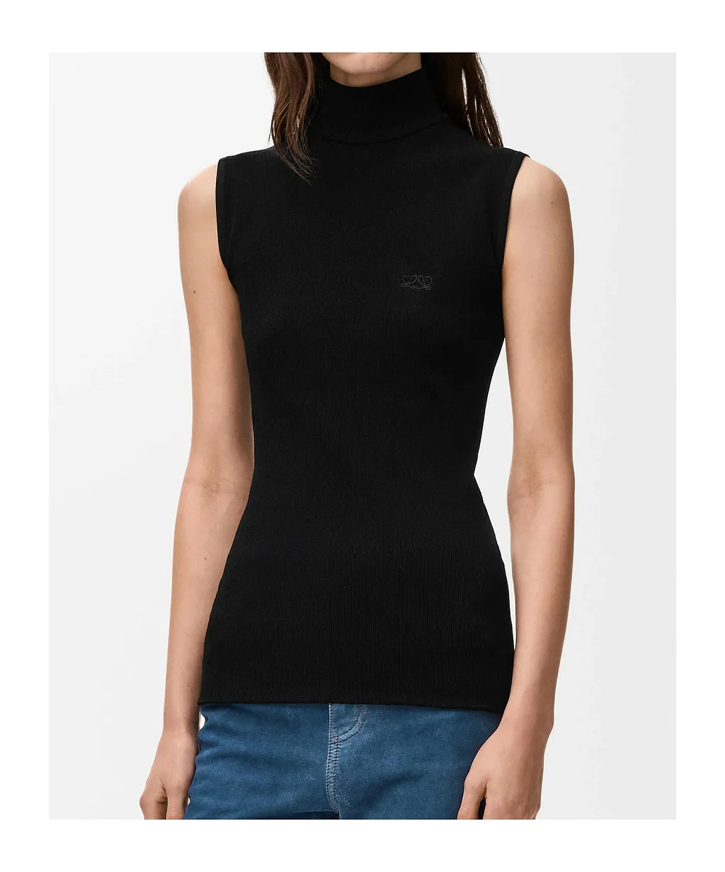 Loewe High-Neck Sleeveless Top