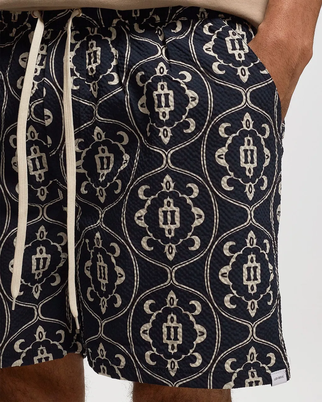 Pattern Printed Swimming Trunks