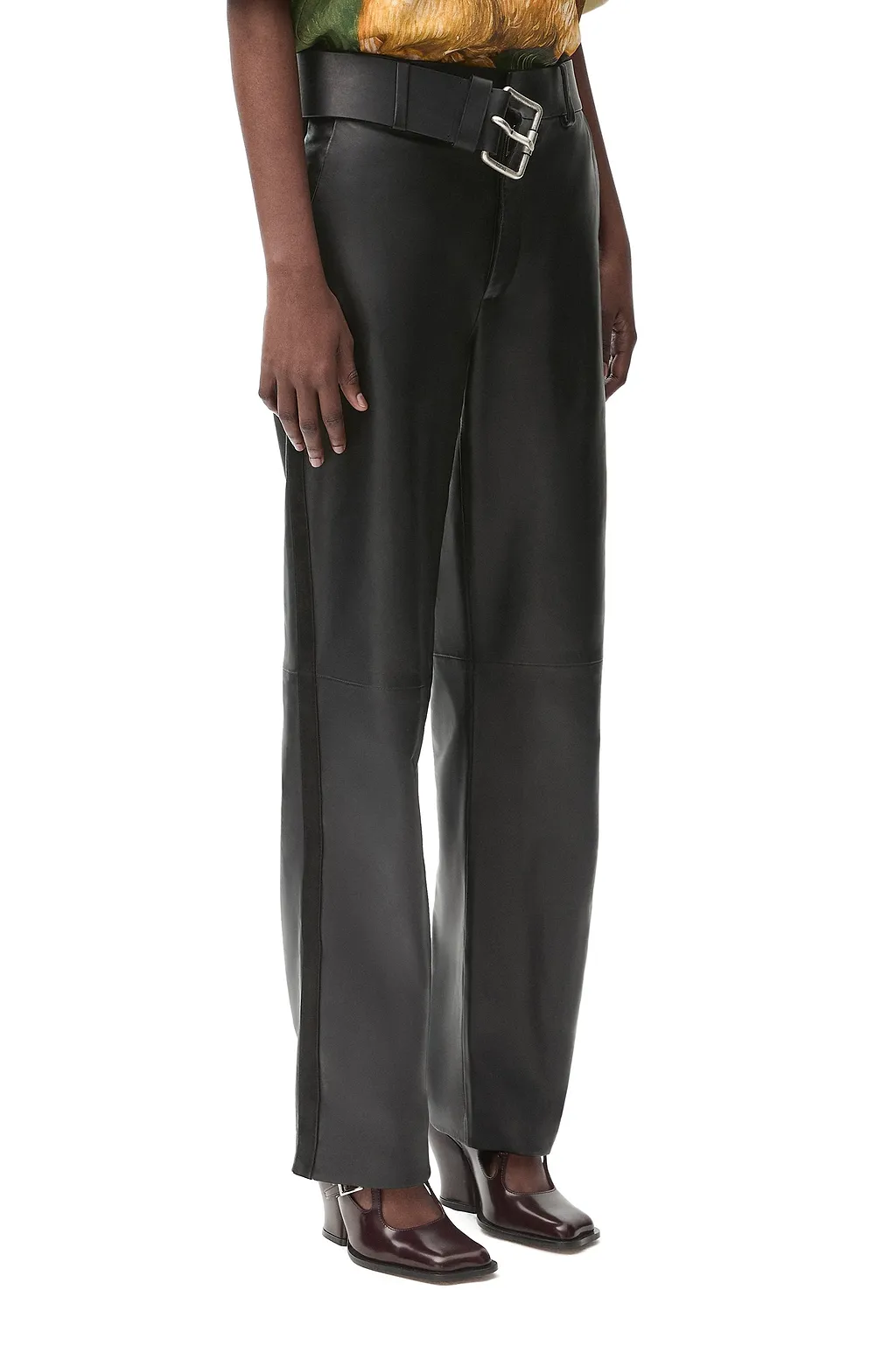Trousers In Nappa Lambskin