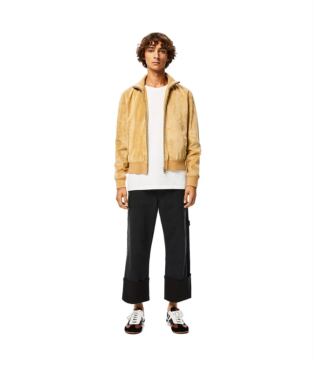Zip Jacket In Suede